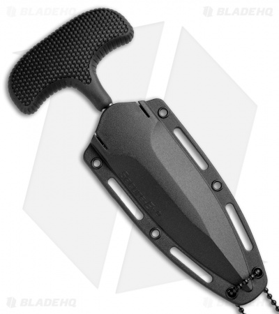 Non-Absorbent Black Plastic Knife Sheath, Stainless Steel Belt