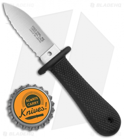 Cold Steel Ready Edge Fixed Blade Neck Knife (2" Satin Full Serr) 42NS
