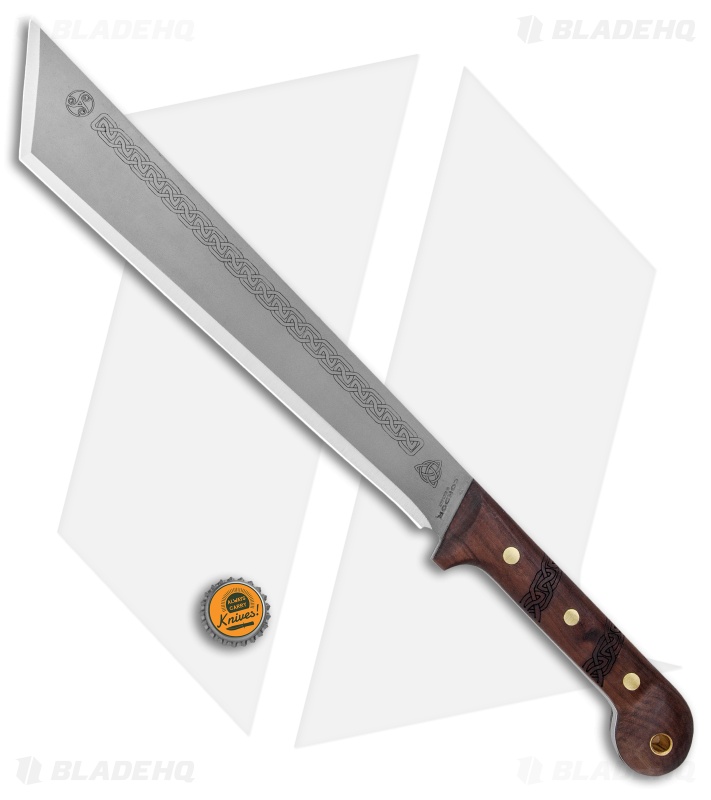 Condor Argyll Scottish Machete Fixed Blade Walnut Wood (12.2" Bead Blast)
