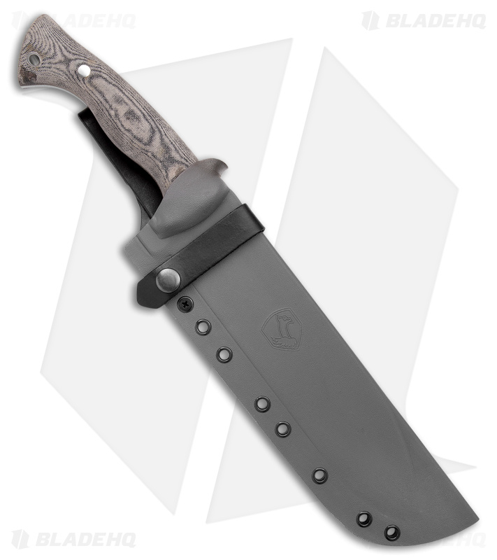 Condor Balam Fixed Blade Knife Gray Micarta w/ Kydex Sheath (9" Satin) 