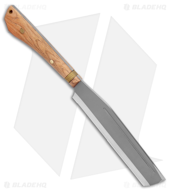 Condor Batonata Chopper Fixed Blade Knife Hickory w/ Leather Sheath (10" BB) 