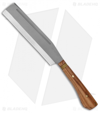 Condor Batonata Chopper Fixed Blade Knife Hickory w/ Leather Sheath (10" BB) 