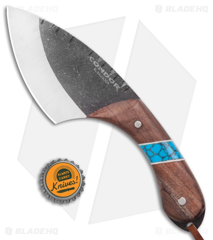 Condor Blue River Skinner Fixed Blade Knife Walnut (3.25" Natural) CTK112-3.5-4C