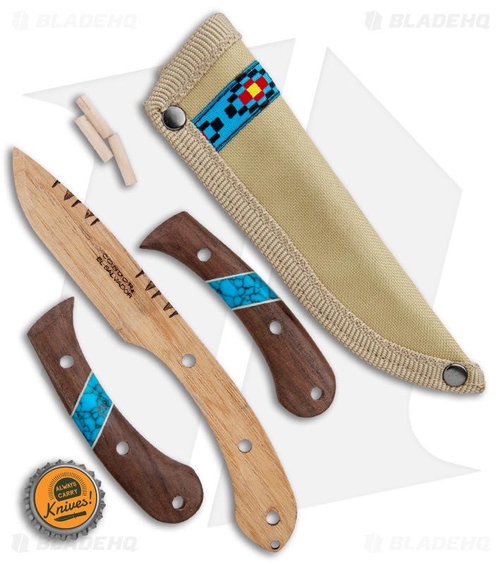 Condor Blue River Wooden Knife Kit CTK2829-3.5-HI