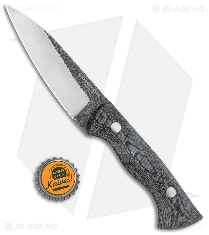 Condor Bush Slicer Sidekick Fixed Blade Knife Gray Micarta (4.3" Two Tone) 