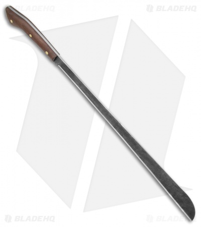 Condor Cojang Jungle Machete Fixed Blade Walnut w/ Leather Sheath (20.1" Black) 