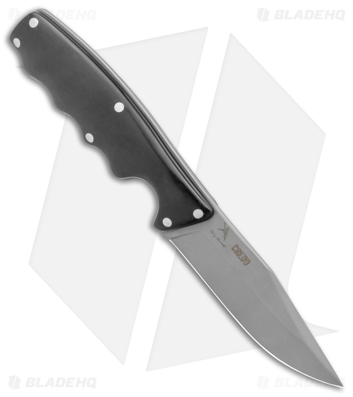 Condor Credo Fixed Blade Knife Black G-10 (3.5" BB)