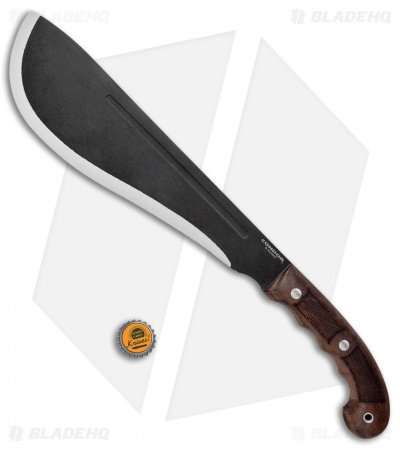 Condor Departure Bolo Machete Fixed Blade Walnut (12.2" Black) 