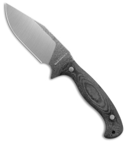 Condor Knives Black Leaf Fixed Blade Knife Black Micarta (5.4" Two Tone) 