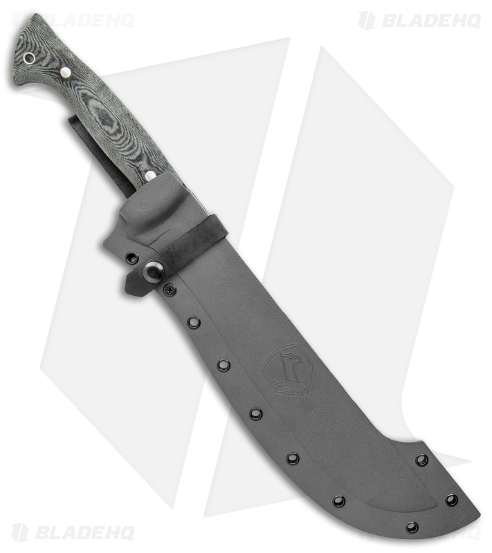 Condor Lobo Machete Fixed Blade Gray Micarta w/ Kydex Sheath (12" Two Tone) 