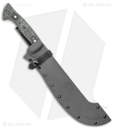 Condor Lobo Machete Fixed Blade Gray Micarta w/ Kydex Sheath (12" Two Tone) 
