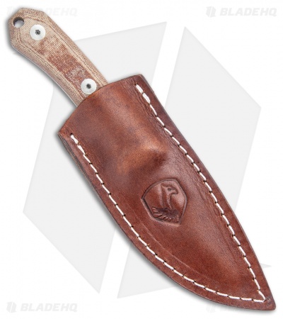 Condor Mountain Pass Carry Fixed Blade Knife w/ Leather Sheath (3.5" Black) 