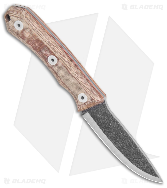 Condor Mountain Pass Carry Fixed Blade Knife w/ Leather Sheath (3.5" Black) 