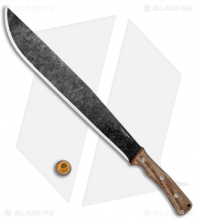 Condor Mountain Pass Machete Fixed Blade w/ Leather Sheath (15.6" Black) 