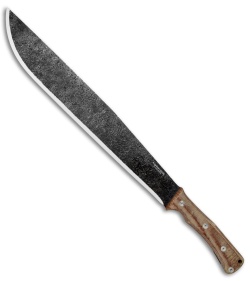 Condor Mountain Pass Machete Fixed Blade w/ Leather Sheath (15.6" Black) 