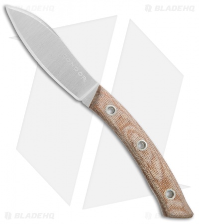 Condor Neonecker Fixed Blade Knife Micarta (2.6" Satin)  CTK3913-2.6