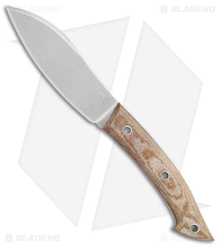 Condor Neonessmuk Fixed Blade Knife Micarta (3.7" Satin)  CTK3912-3.75