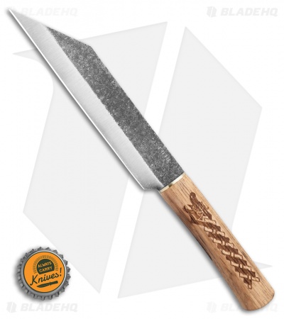 Condor Norse Dragon Knife Seax Hickory Wood (7" Natural)
