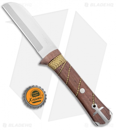 Condor Ocean Raider Fixed Blade Walnut Anchor/Rope (3.8" Satin)