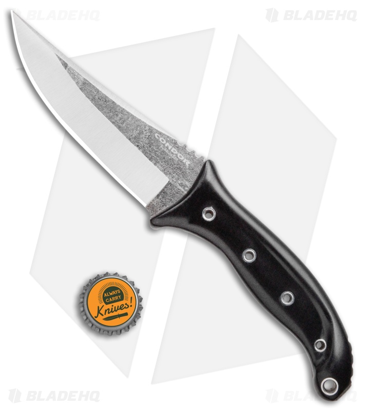 Condor Pandur Fixed Blade Knife Black Micarta (4.5" Natural) CTK1818-4.52HC
