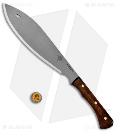 Condor Polar North Machete Fixed Blade Walnut w/ Leather Sheath (11.7" BB) 
