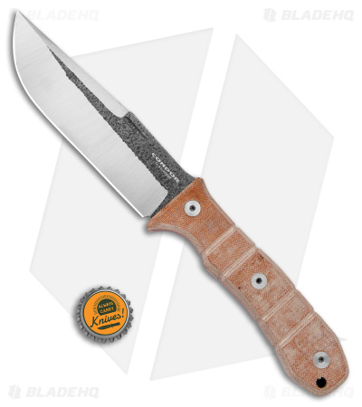 Condor Tactical P.A.S.S. Chute Fixed Blade Knife Brown Micarta (5.5" Black)