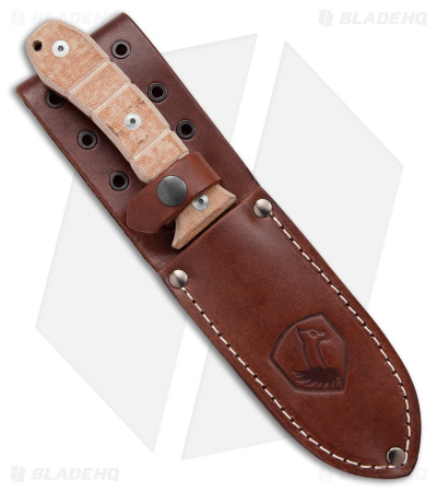 Condor Tactical P.A.S.S. Chute Fixed Blade Knife Brown Micarta (5.5" Black)