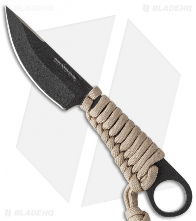 Condor Kickback Fixed Blade Knife (2.75" Black) CTK1802-2.75HC