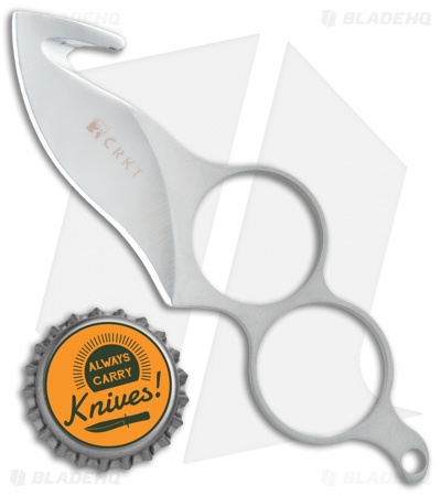 CRKT A.G. Ringer Guthook Fixed Blade Neck Knife (2.375" Satin) 2250