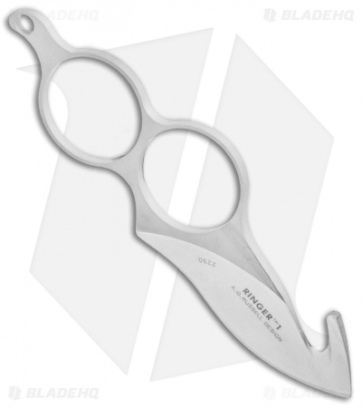 CRKT A.G. Ringer Guthook Fixed Blade Neck Knife (2.375" Satin) 2250