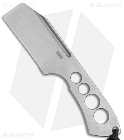 CRKT Jon Graham Razel Chisel Fixed Blade Knife Gray Stainless Steel (2" Steel)