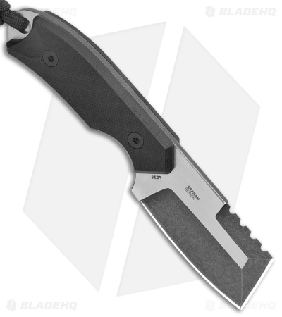 CRKT Jon Graham Razel Compact Fixed Blade Knife Black G-10 (2.32" SW & Brush)