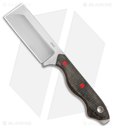 CRKT Jon Graham Razel Fixed Blade Knife Black Resin Infused Handle (2.97" Satin)