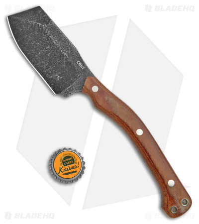 CRKT Jon Graham Razel Nax Machete Fixed Blade Knife Brown (4.29" Blackwash)
