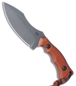 CRKT Kaila Cumings Bugsy Fixed Blade Knife Brown Micarta (3.78" Stonewash)