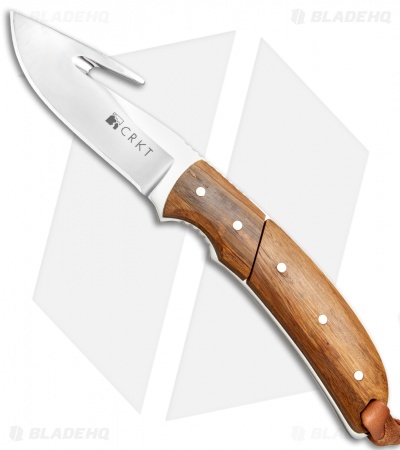 CRKT Kuskokwin Kommer Signature Hunter Fixed Blade Bamboo (3.3" Satin) 2820