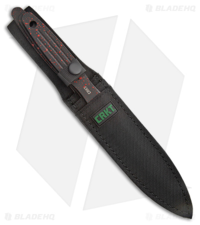 CRKT Onion Throwing Knives 3-Piece Set Black (6.25" Black/Red) 