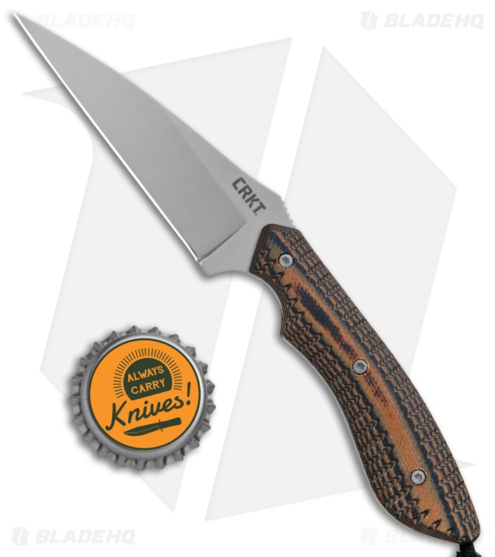 CRKT S.P.E.W. Knife Small Pocket Everyday Wharncliffe (3" Bead Blast) 2388 SPEW