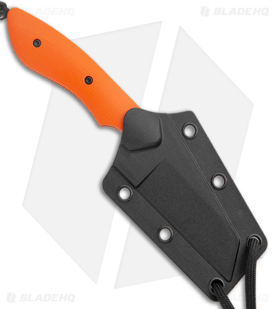 CRKT S.P.I.T. Knife Small Pocket Inverted Tanto Orange G-10 (2.15" Stonewash) 