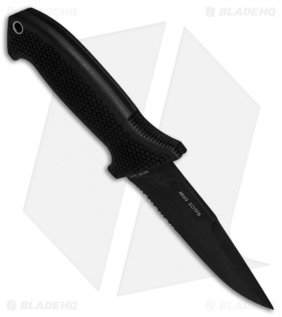 CRKT M60-14PK SOTFB Fixed Blade Knife (4.38" Black Serr)