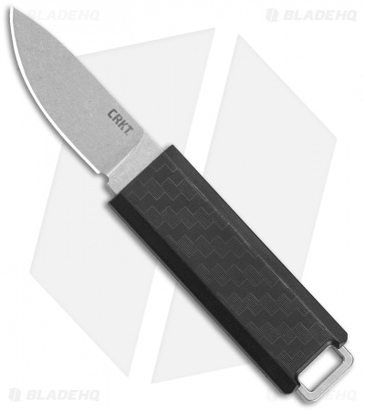 CRKT Scribe Fixed Blade Knife Black GRN (1.8" Stonewash) 2425