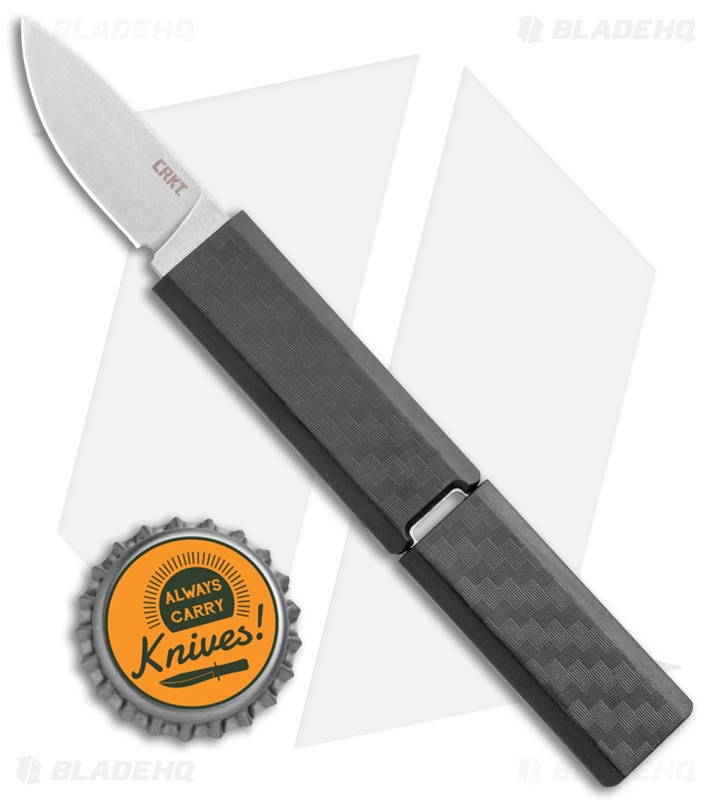 CRKT Scribe Fixed Blade Knife Black GRN (1.8" Stonewash) 2425