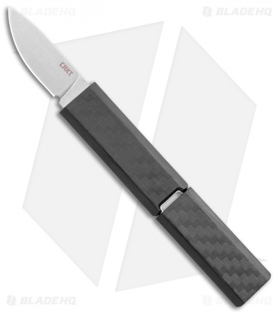 CRKT Scribe Fixed Blade Knife Black GRN (1.8" Stonewash) 2425