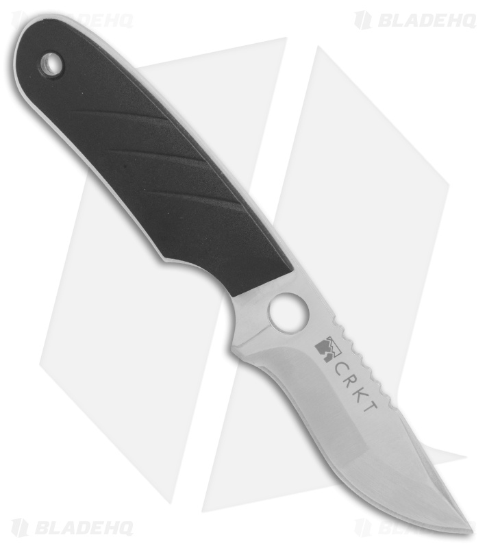 CRKT Side Hawg 2 Fixed Blade Neck Knife w/ Pivot Sheath (2.25" Satin) 2404