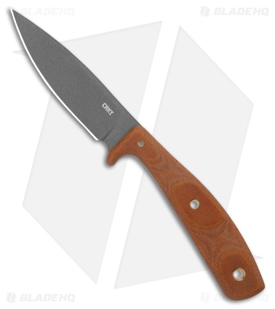 CRKT Soldotna Fixed Blade Knife Micarta (3.48" Cerakote) 3029