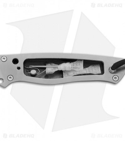 CRKT TSR Terzuola Survival Rescue Fixed Blade Knife Black GFN (4.3" Satin ) 2061