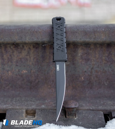 CRKT Yukanto Fixed Blade Knife (4.5" Black) 2930