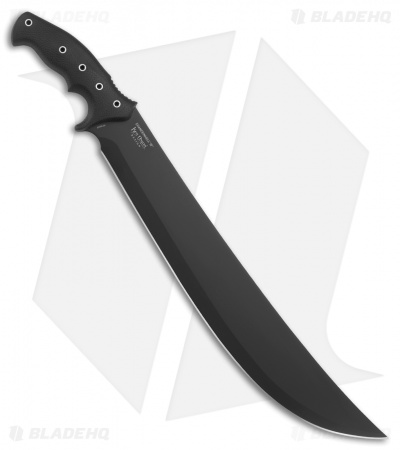 CRKT Onion ChanceInHell Machete Fixed Blade Knife (16" Black) K916KKP
