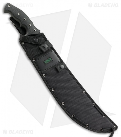 CRKT Onion ChanceInHell Machete Fixed Blade Knife (16" Black) K916KKP