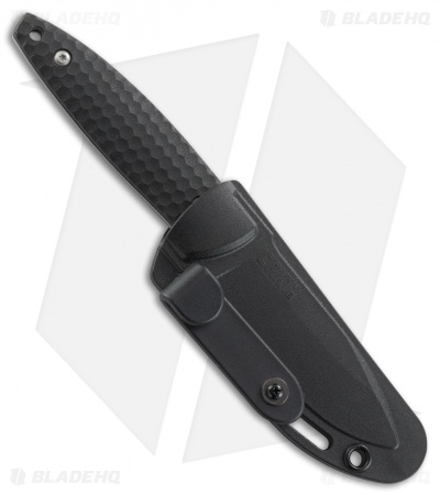 CRKT Lucas Burnley Aux Fixed Blade Knife Black (3.5" Satin) 1200